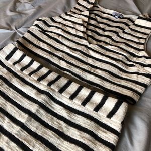 Black and Tan Two-Piece Set